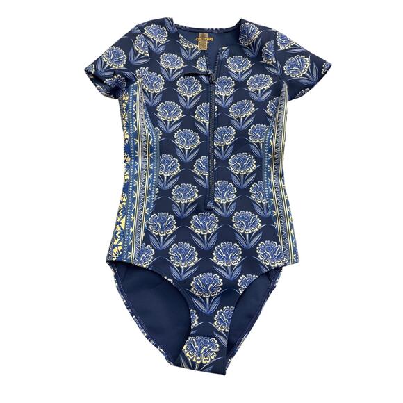 Johnny Was Yao Neoprene One-Piece Swimsuit – Size XS - Picture 1 of 9